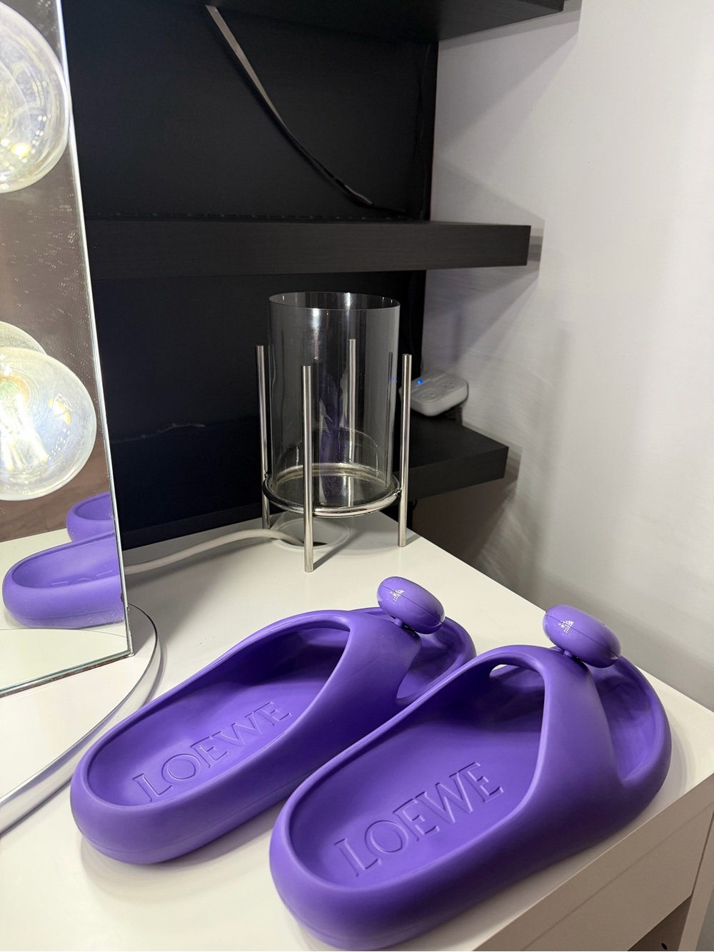 LOEWE Sculpted Platform Slides – Violet 2026 (Limited edition)
